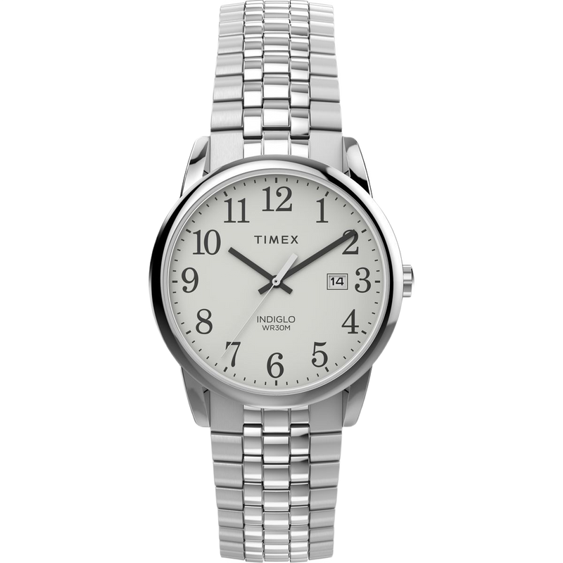 Timex Easy Reader Round 38mm White Dial Analog Men Watch - TW2V40000UJ Watch Timex