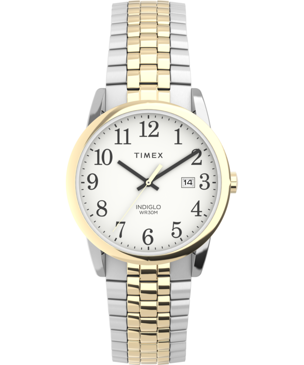 Timex Easy Reader Round 38mm White Dial Analog Men Watch - TW2V40100AP