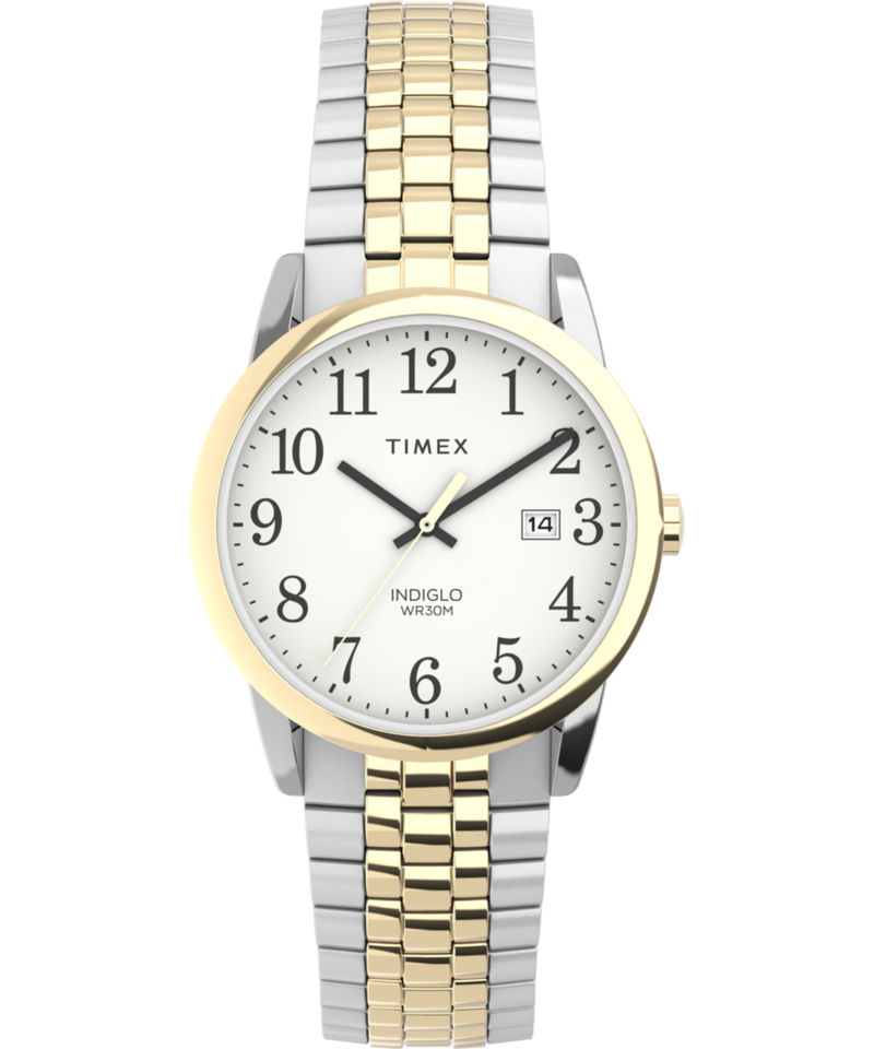 Timex Easy Reader Round 38mm White Dial Analog Men Watch - TW2V40100AP Watch Timex