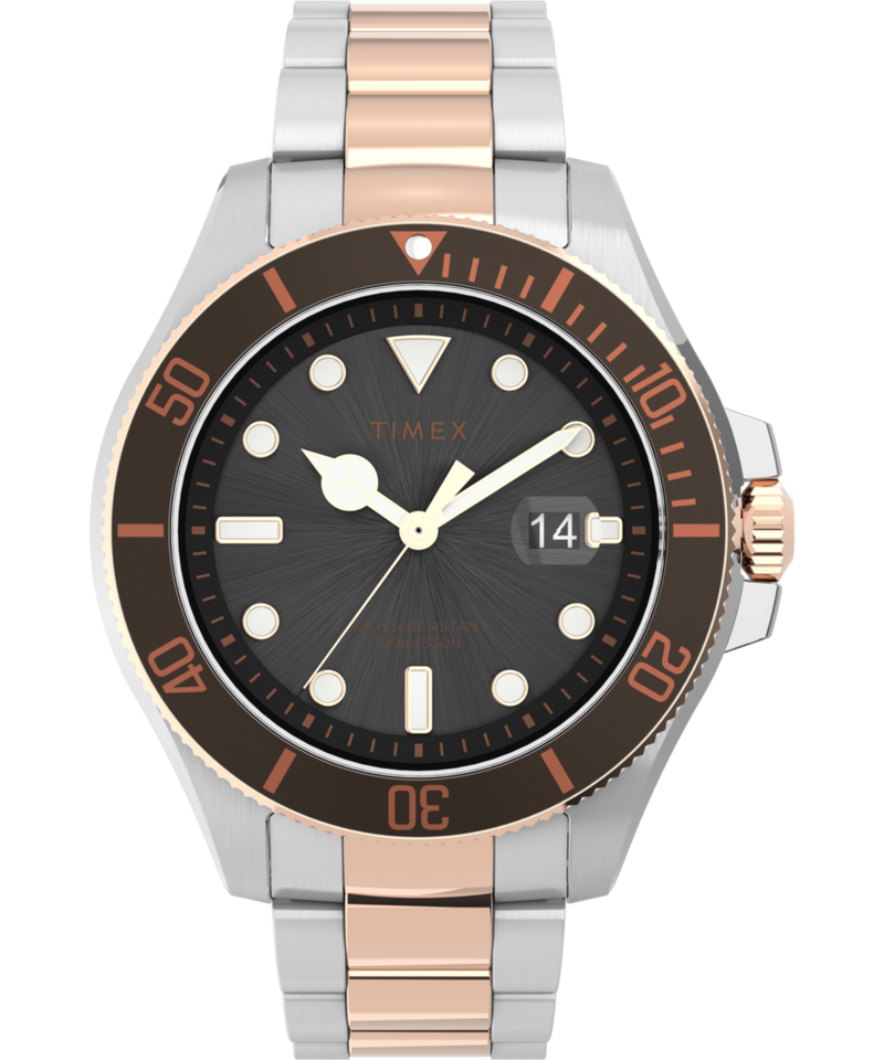 Timex Harborside Round 21mm Black Dial Analog Men Watch - TW2V42100UJ Watch Timex