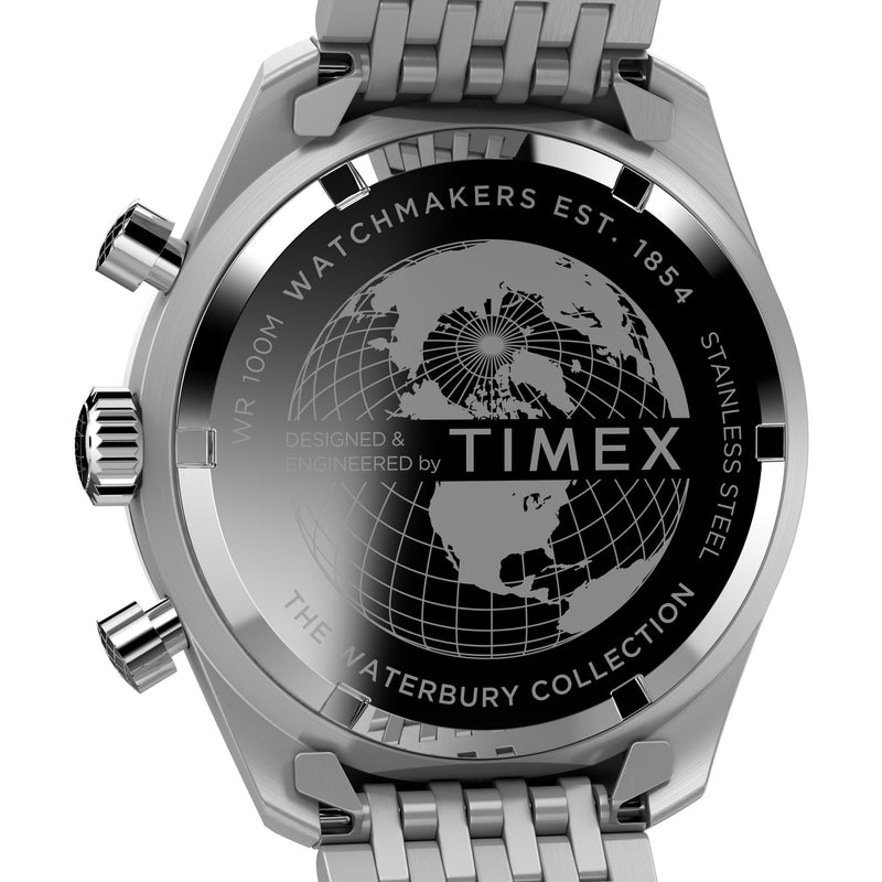 Timex Waterbury Round 41mm Silver Dial Analog Men Watch - TW2V42400UJ Watch Timex