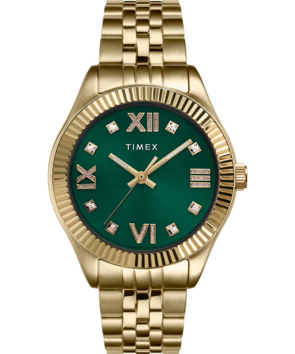Timex Legacy Round 21mm Green Dial Analog Women Watch - TW2V45500UJ