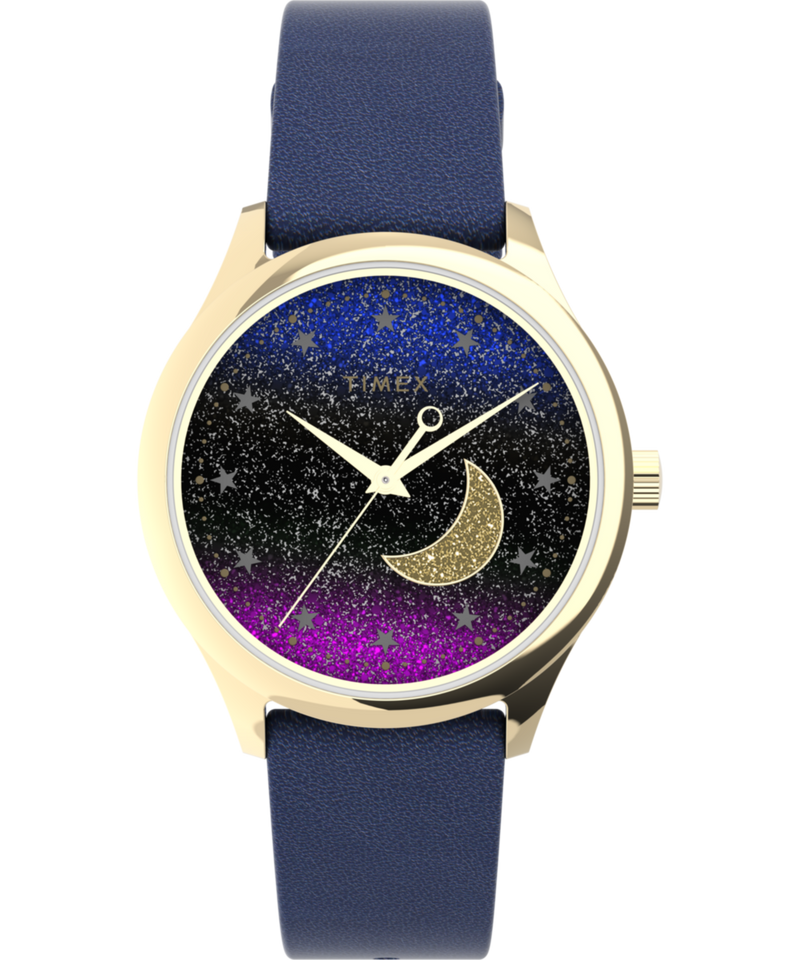 Timex Dress Round 21mm Purple Dial Analog Women Watch - TW2V49300JQ Watch Timex