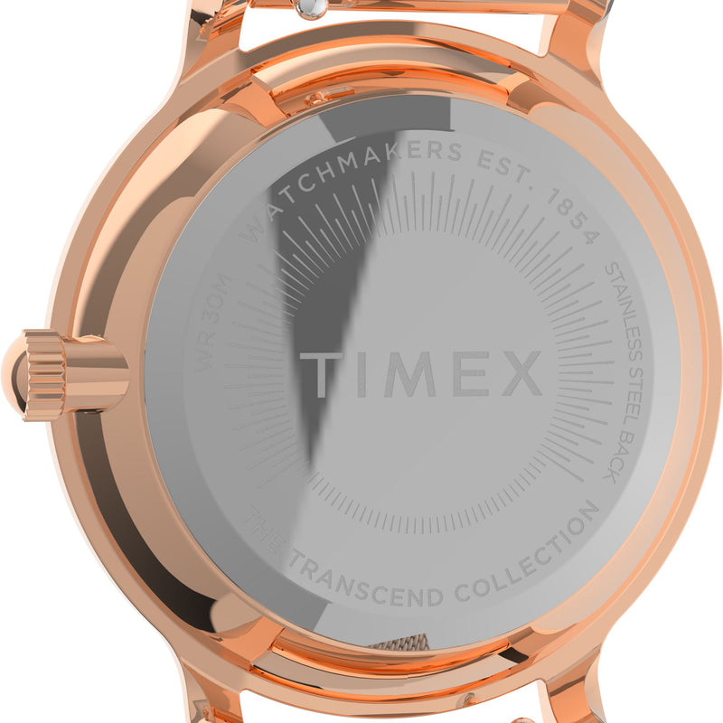 Timex Transcend Round 21mm Black Dial Analog Women Watch - TW2V52100UJ Watch Timex