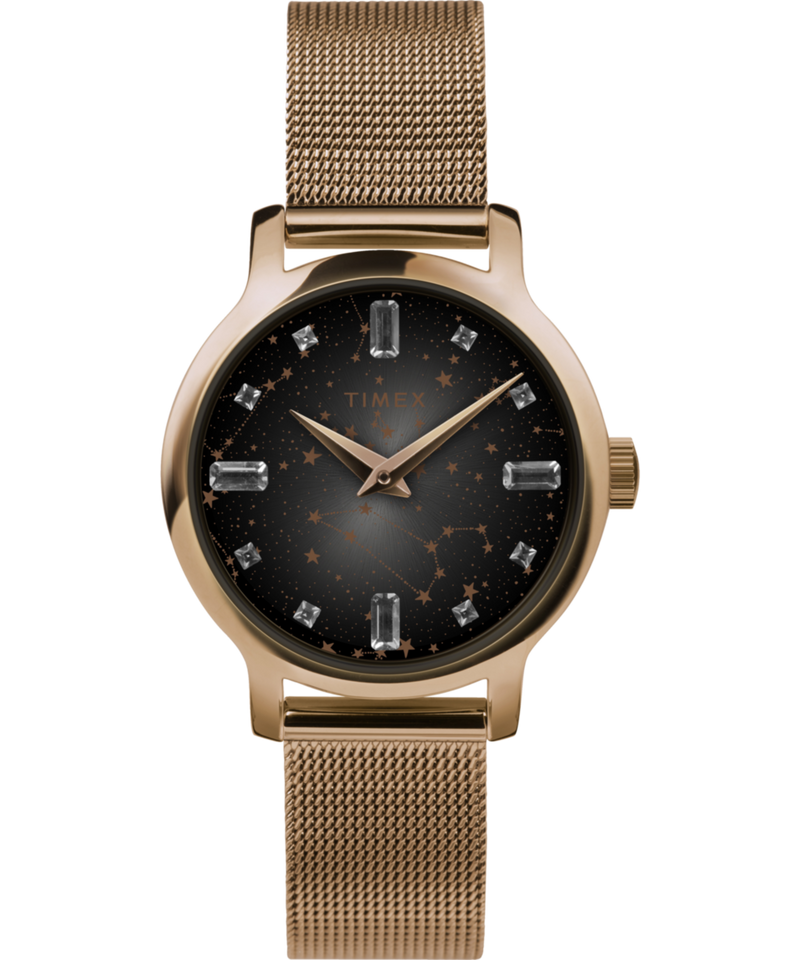 Timex Transcend Round 21mm Black Dial Analog Women Watch - TW2V52100UJ Watch Timex
