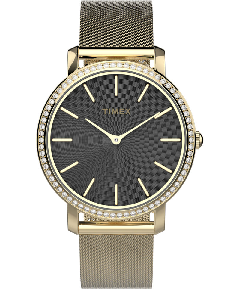 Timex Transcend Round 21mm Black Dial Analog Women Watch - TW2V52300UJ Watch Timex