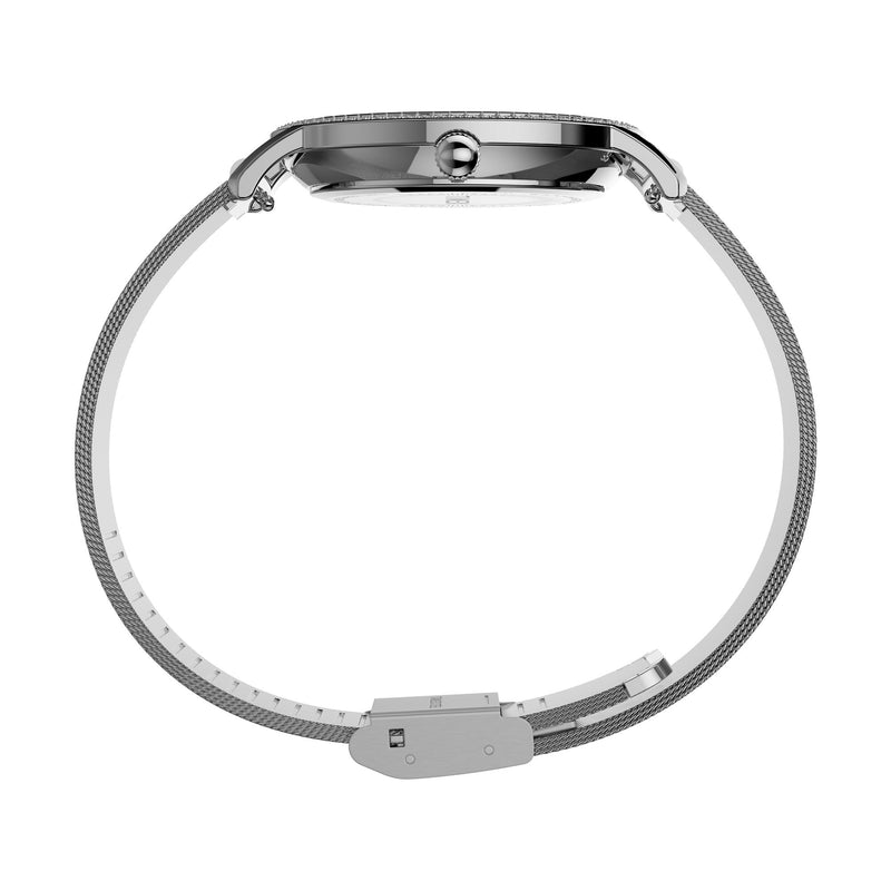 Timex Transcend Round 21mm Silver Dial Analog Women Watch - TW2V52400UJ Watch Timex