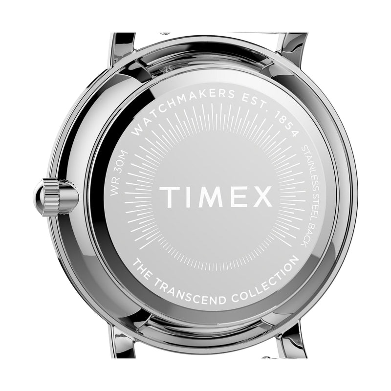 Timex Transcend Round 21mm Silver Dial Analog Women Watch - TW2V52400UJ Watch Timex