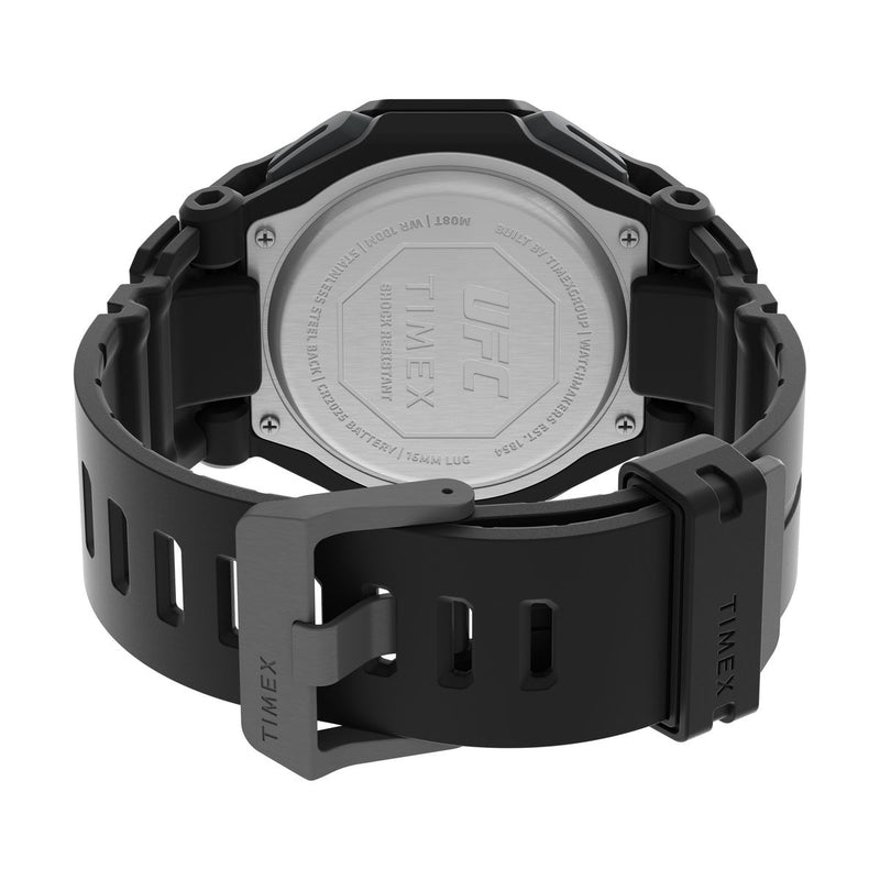 Timex UFC Octagonal 45mm Black Dial Ana-Digital Men Watch - TW2V55300X6 Watch Timex