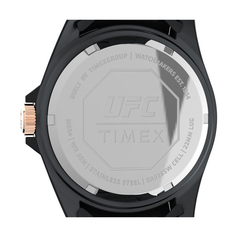 Timex UFC Round 21mm Black Dial Analog Men Watch - TW2V568000D Watch Timex