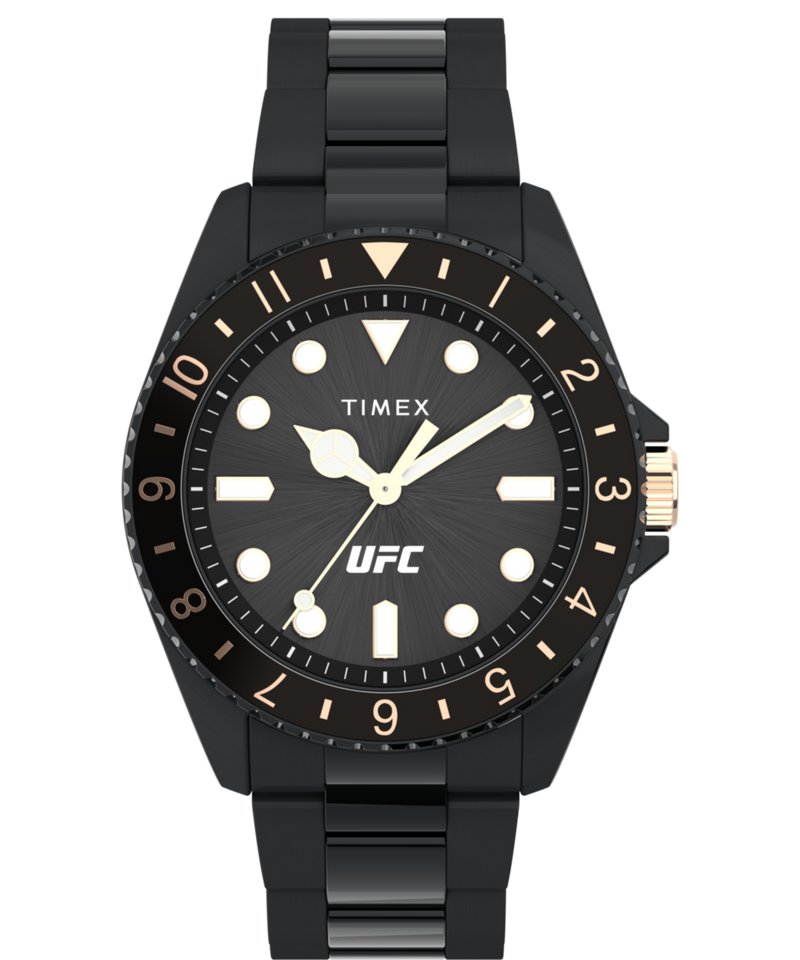 Timex UFC Round 21mm Black Dial Analog Men Watch - TW2V568000D Watch Timex