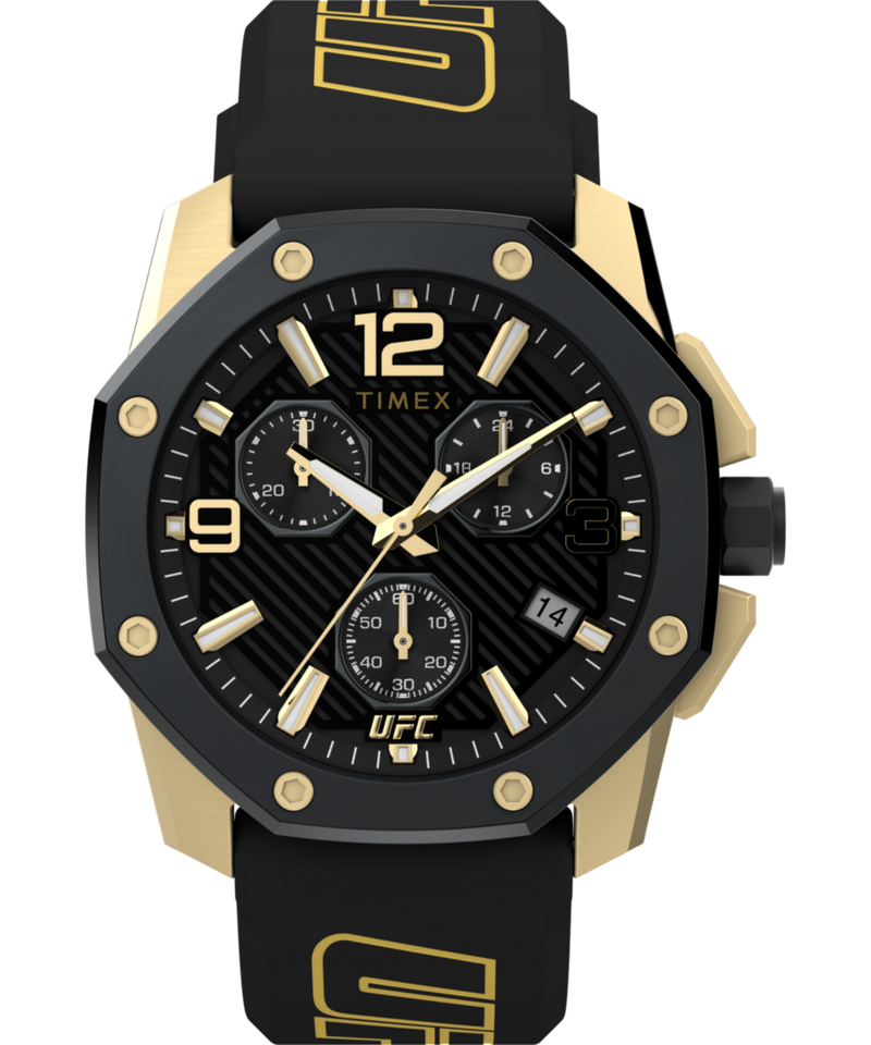 Timex UFC Round 21mm Black Dial Analog Men Watch - TW2V58500X6 Watch Timex
