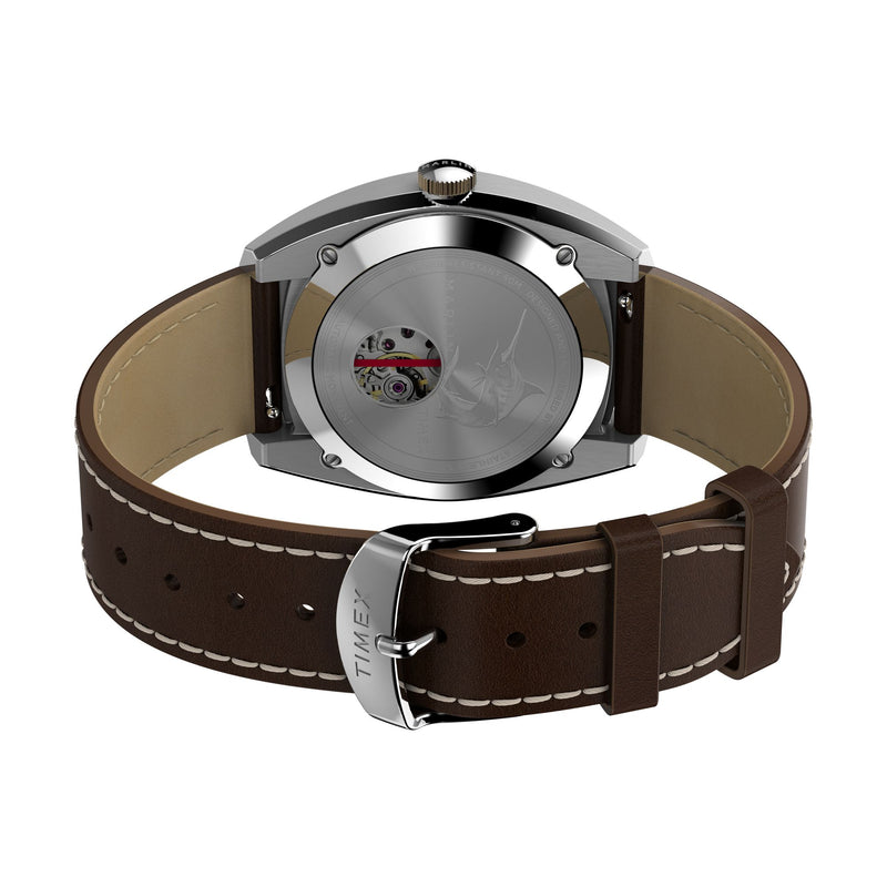 Timex Marlin Round 21mm Silver Dial Mechanical Automatic Men Watch - TW2V62000U9 Watch Timex