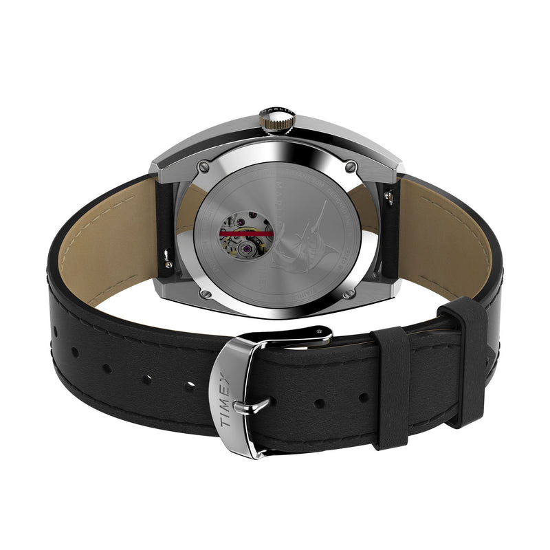 Timex Marlin Round 21mm Black Dial Mechanical Automatic Men Watch - TW2V62100U9 Watch Timex