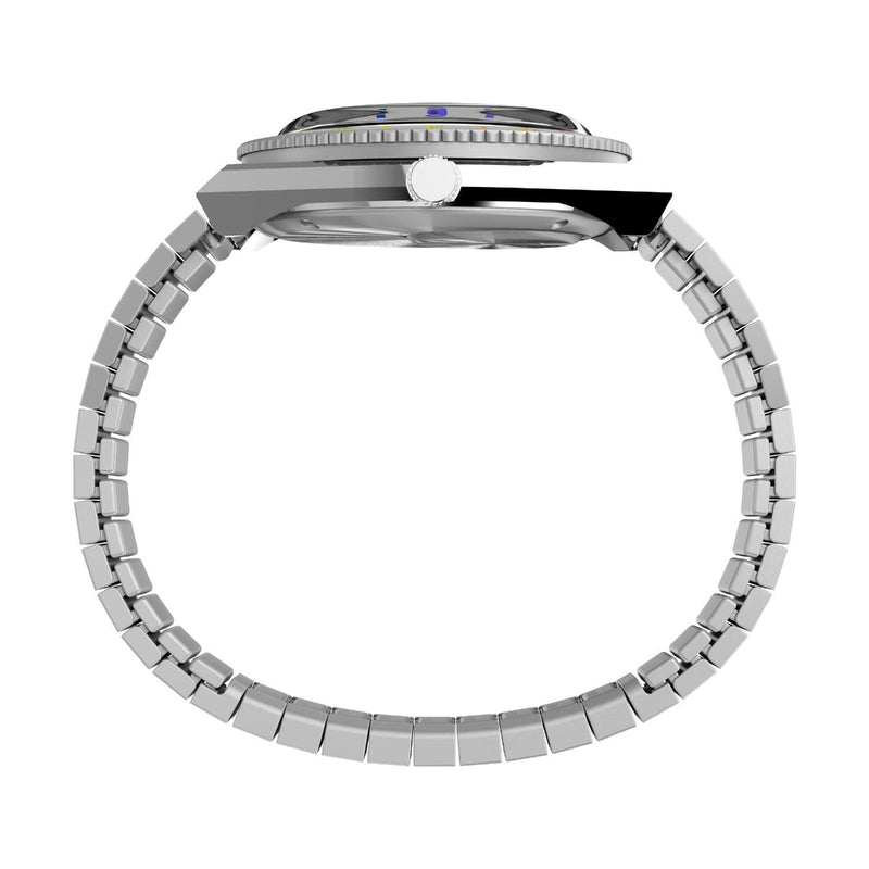 Timex Q Round 36mm Silver Dial Analog Women Watch - TW2V66000UJ Watch Timex