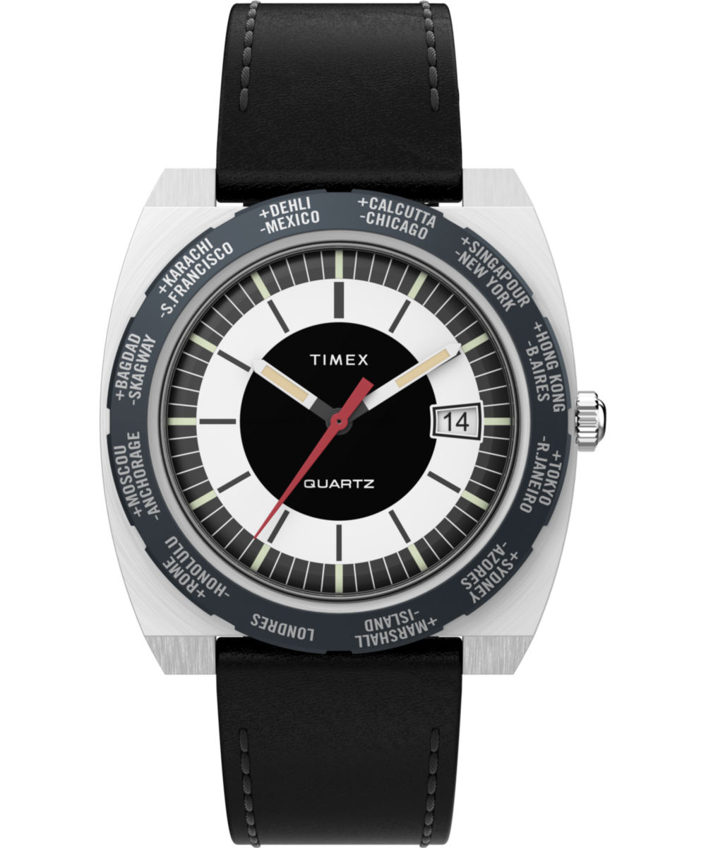 Timex Reissue Tonneau 21mm Black Dial Analog Men Watch - TW2V69500U9