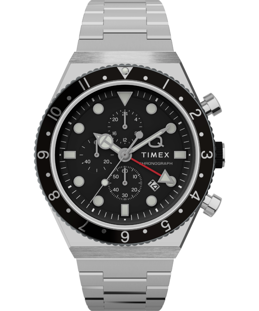 Timex Q Round 40mm Black Dial Analog Men Watch - TW2V69800UJ