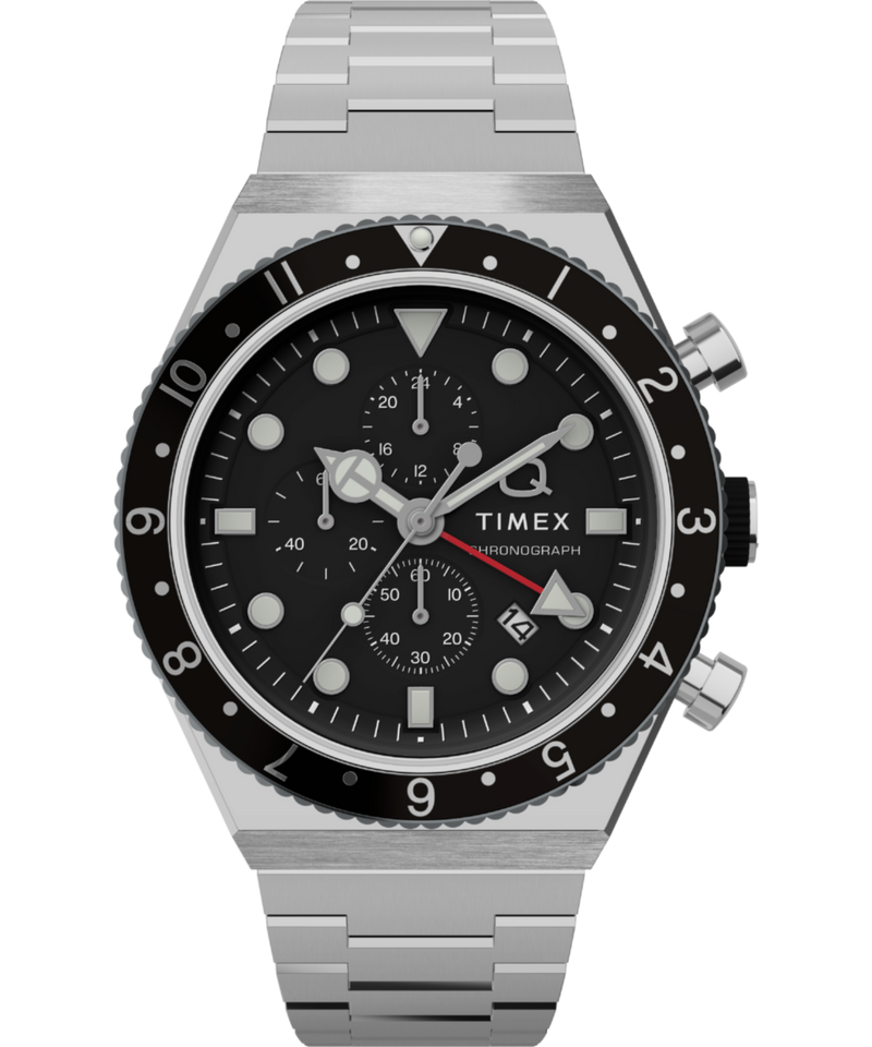 Timex Q Round 40mm Black Dial Analog Men Watch - TW2V69800UJ Watch Timex