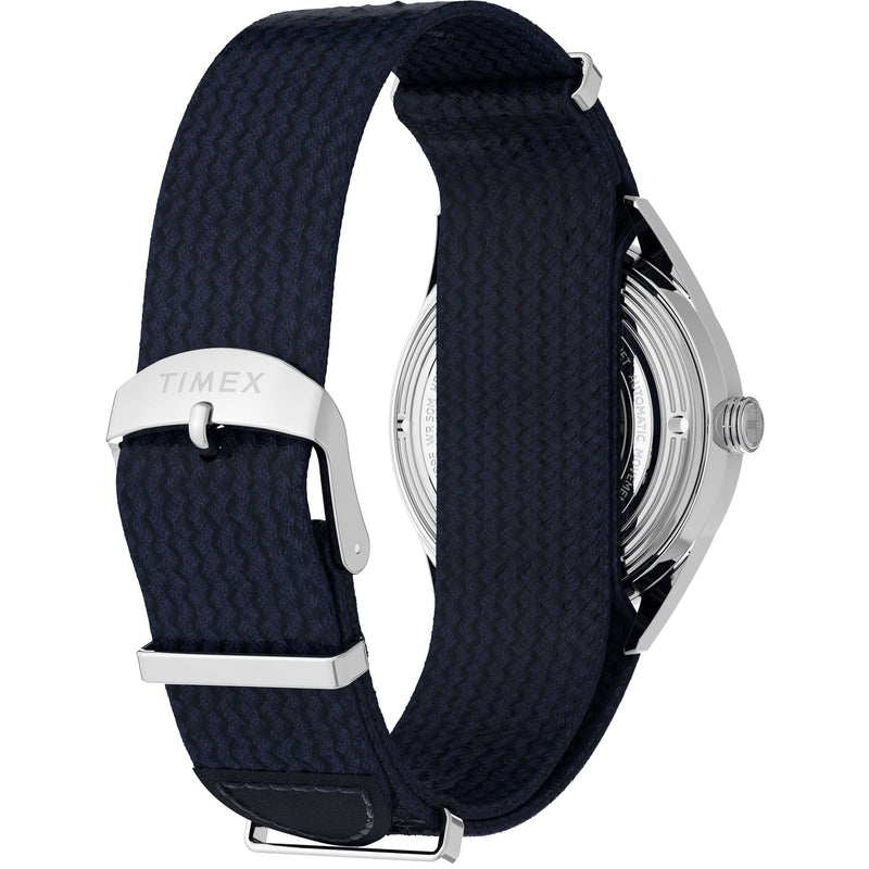 Timex JET Round 21mm White Dial Mechanical Automatic Men Watch - TW2V72300U9 Watch Timex