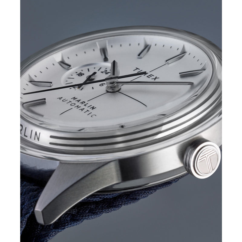 Timex JET Round 21mm White Dial Mechanical Automatic Men Watch - TW2V72300U9 Watch Timex