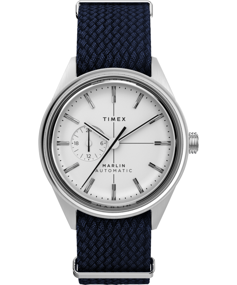 Timex JET Round 21mm White Dial Mechanical Automatic Men Watch - TW2V72300U9 Watch Timex