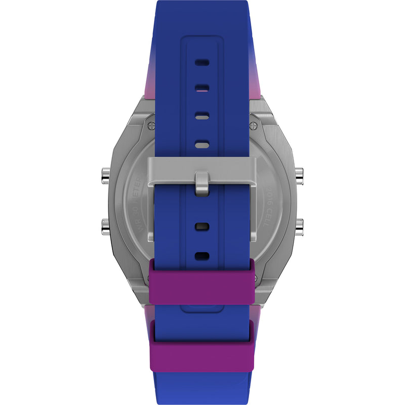 Timex 80 Square 36mm Silver Dial Digital Unisex Watch - TW2V74600X8 Watch Timex