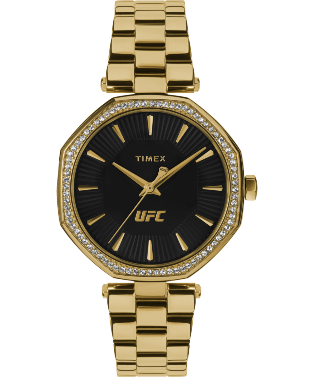 Timex UFC Octagonal 36mm Black Dial Analog Women Watch - TW2V83100X6