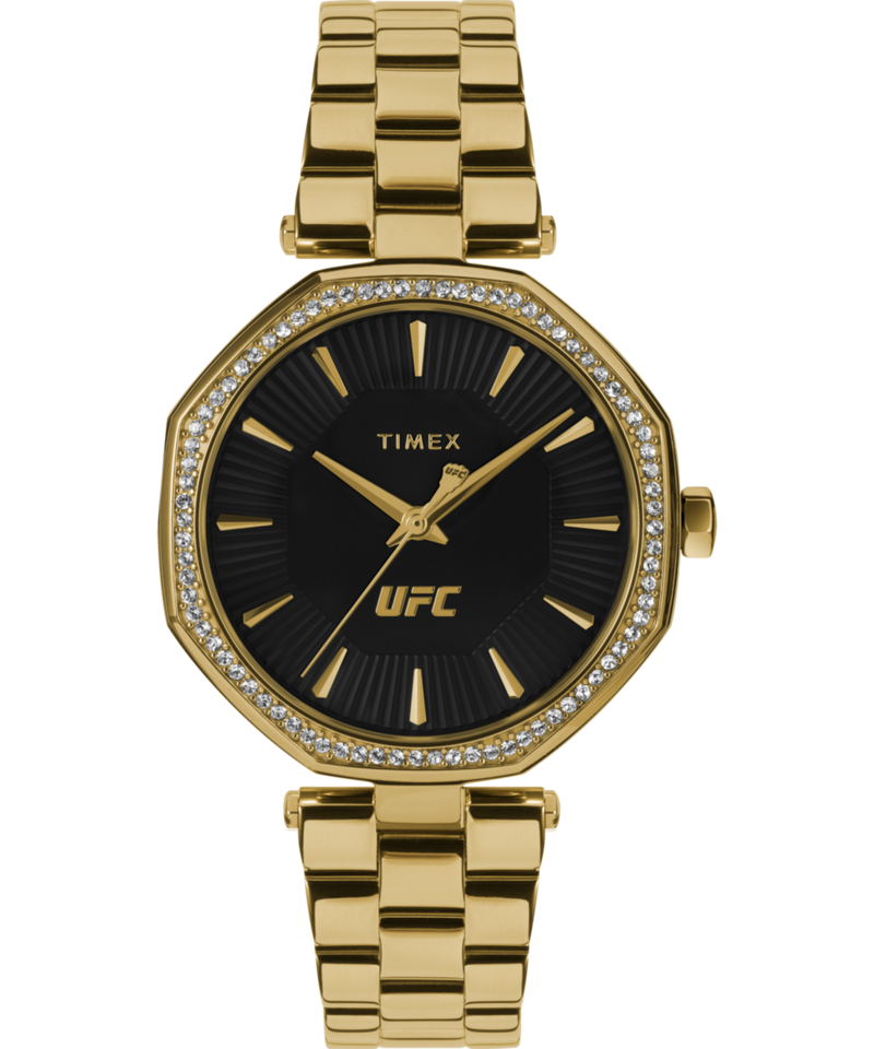 Timex UFC Octagonal 36mm Black Dial Analog Women Watch - TW2V83100X6 Watch Timex