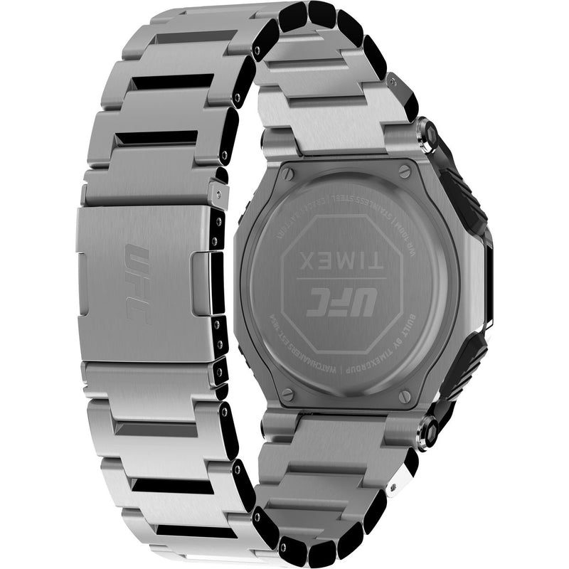 Timex UFC Octagonal 45mm Silver Dial Ana-Digital Men Watch - TW2V84700X6 Watch Timex