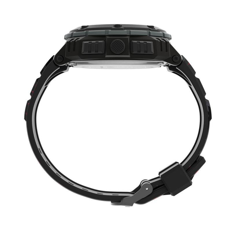 Timex UFC Round 50mm Black Dial Digital Men Watch - TW2V85100X6 Watch Timex