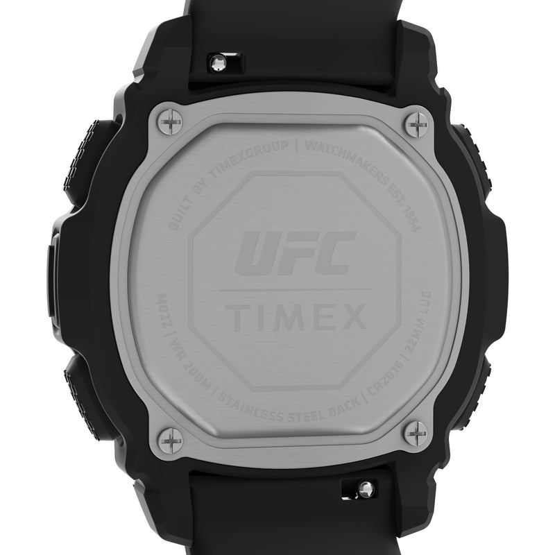 Timex UFC Square 47mm Black Dial Digital Men Watch - TW2V85200X6 Watch Timex