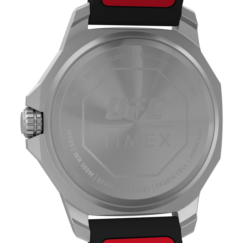 Timex UFC Octagonal 21mm Black Dial Analog Men Watch - TW2V85400X6 Watch Timex