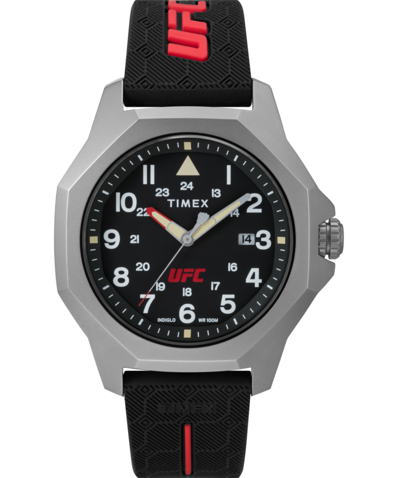 Timex UFC Octagonal 21mm Black Dial Analog Men Watch - TW2V85400X6 Watch Timex