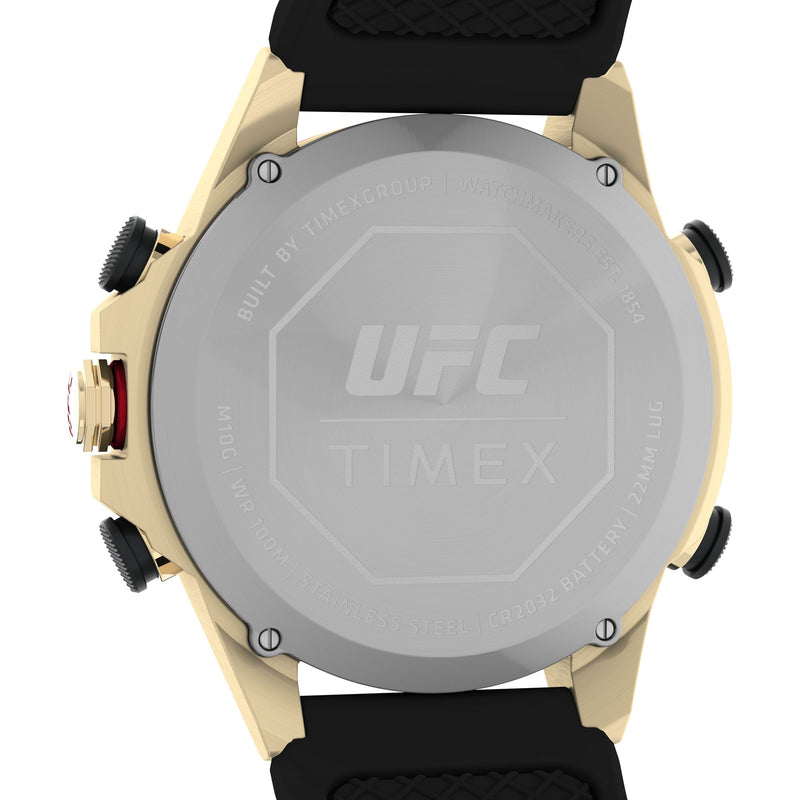 Timex UFC Round 21mm Black Dial Digital Men Watch - TW2V86600X6 Watch Timex