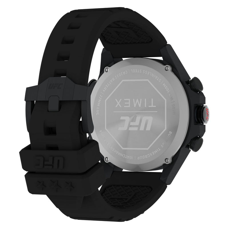 Timex UFC Round 21mm Black Dial Digital Men Watch - TW2V87000X6 Watch Timex