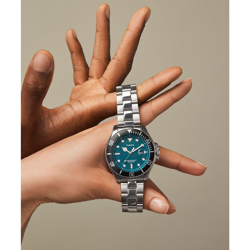 Timex Harborside Round 21mm Green Dial Analog Men Watch - TW2V91900UJ Watch Timex