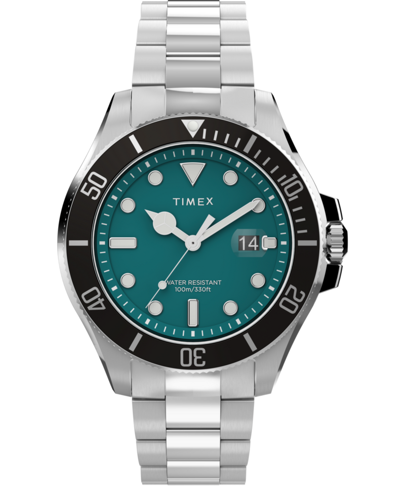 Timex Harborside Round 21mm Green Dial Analog Men Watch - TW2V91900UJ Watch Timex