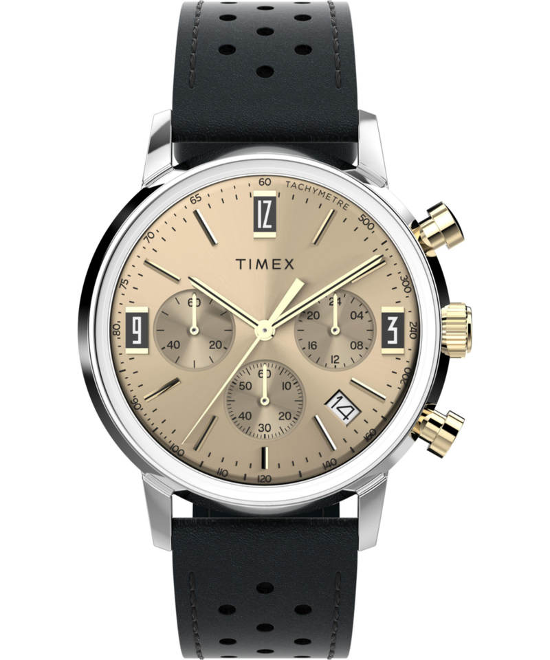 Timex Marlin Round 21mm Bronze Dial Analog Men Watch - TW2W10000UJ Watch Timex