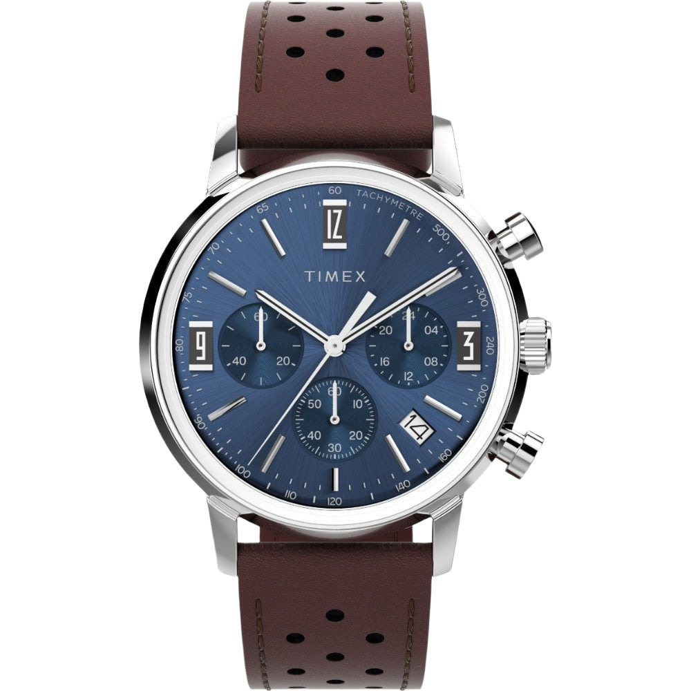 Timex Marlin Round Blue Dial Analog Men Watch - TW2W10200UJ