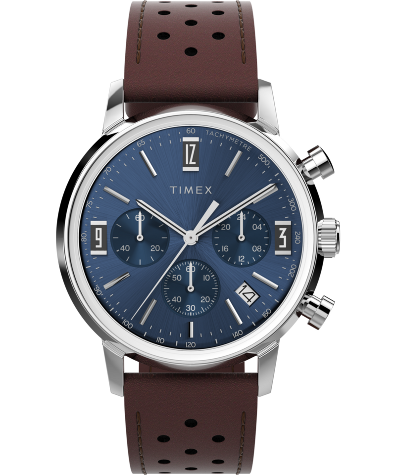 Timex Marlin Round 21mm Blue Dial Analog Men Watch - TW2W10200UJ Watch Timex