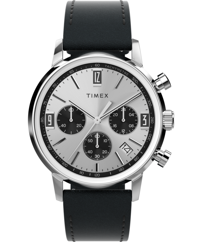 Timex Marlin Round 21mm Silver Dial Analog Men Watch - TW2W10300UJ Watch Timex