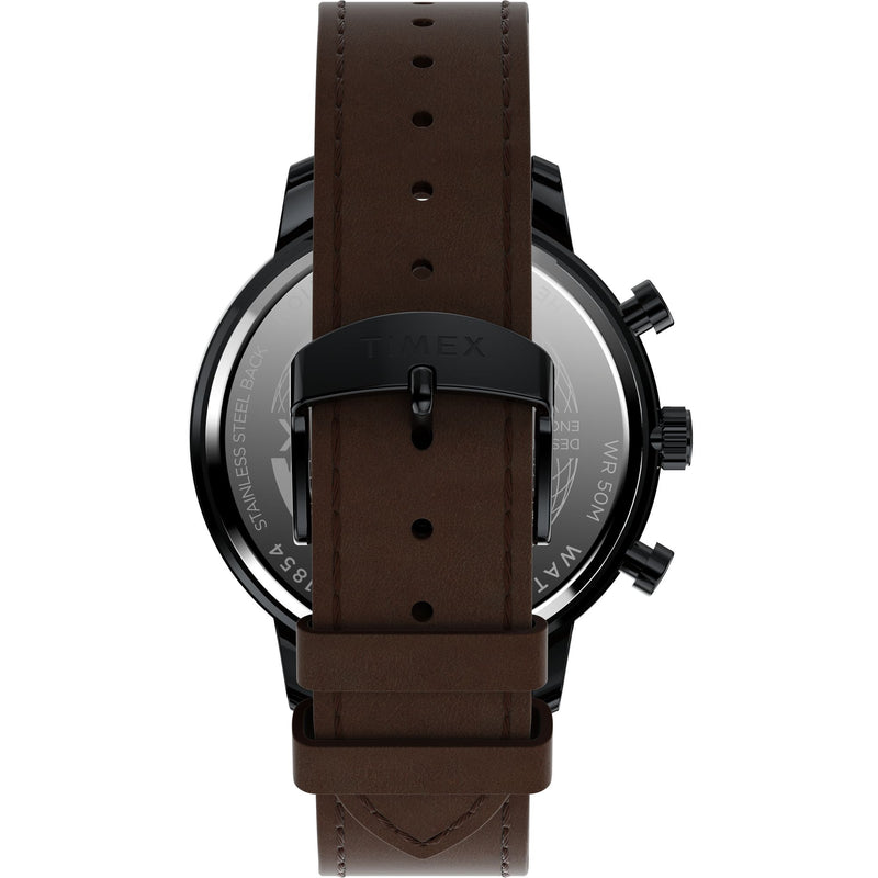 Timex Chicago Round 21mm Black Dial Analog Men Watch - TW2W13200UJ Watch Timex