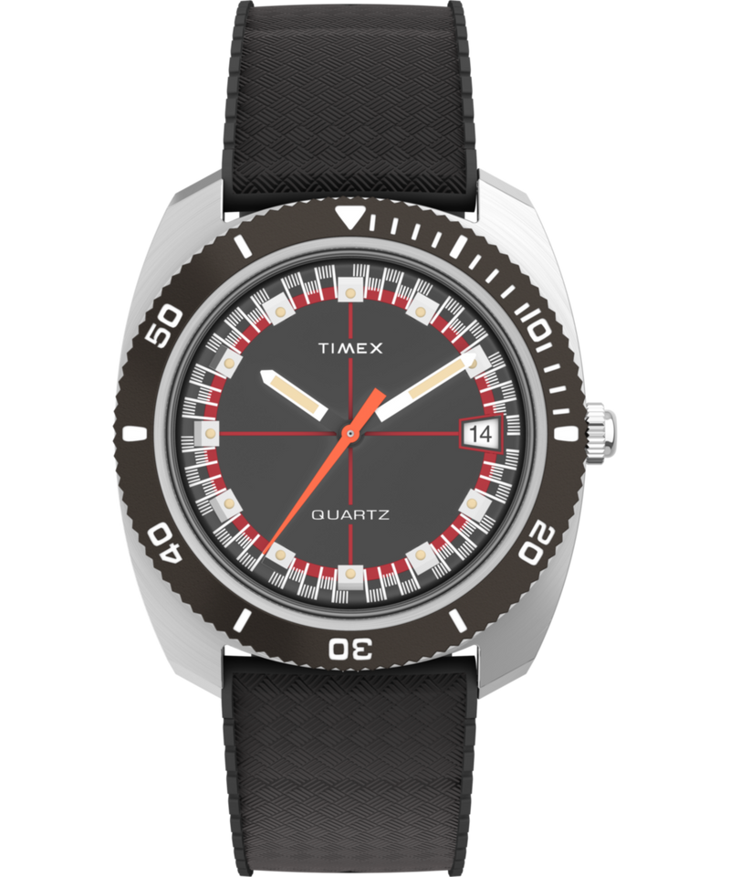 Timex Reissue Round 21mm Black Dial Analog Men Watch - TW2W22400U9 Watch Timex