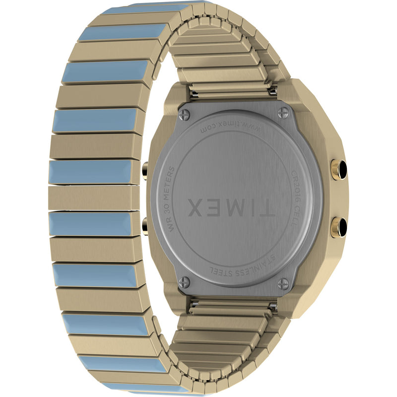 Timex 80 Square 21mm Blue Dial Digital Women Watch - TW2W40800UJ Watch Timex