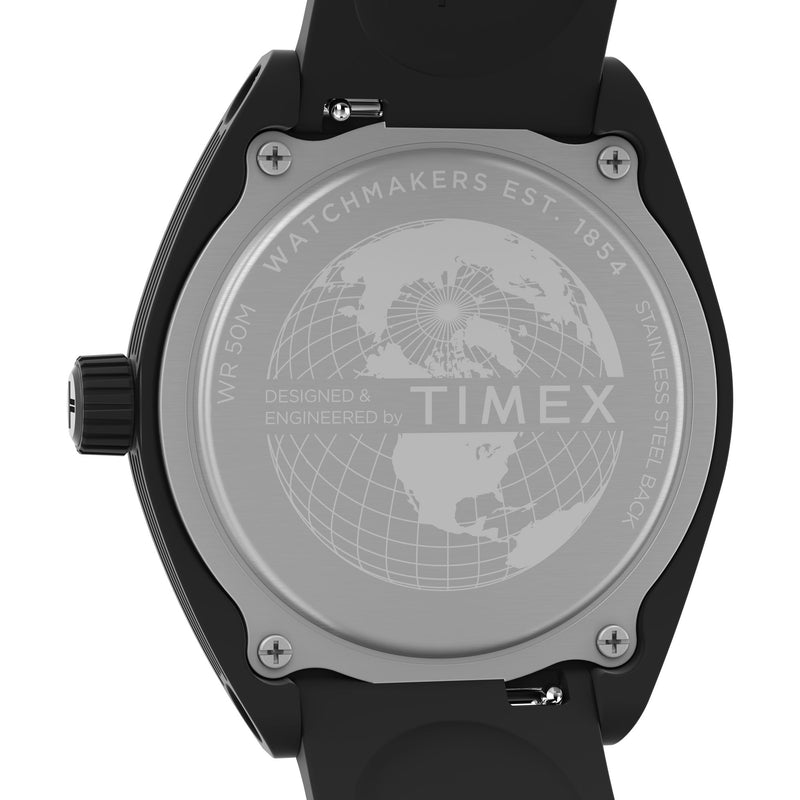 Timex Trend Tonneau 21mm Black Dial Analog Unisex Watch - TW2W42100UJ Watch Timex
