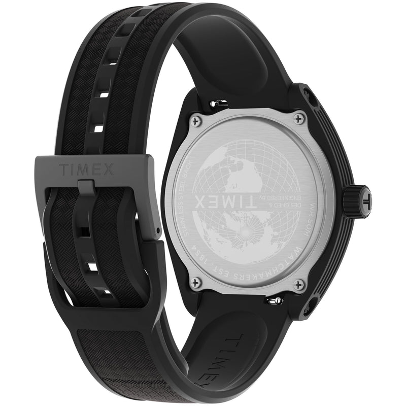 Timex Trend Tonneau 21mm Black Dial Analog Unisex Watch - TW2W42100UJ Watch Timex