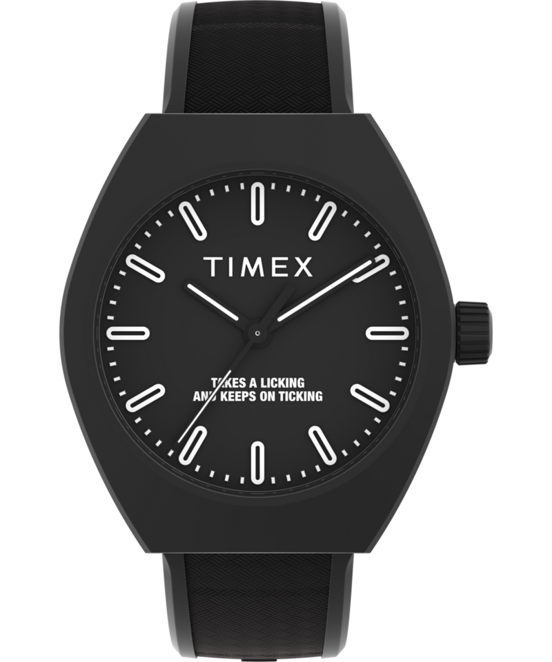 Timex Trend Tonneau 21mm Black Dial Analog Unisex Watch - TW2W42100UJ Watch Timex