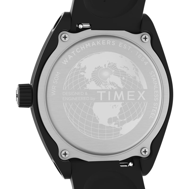 Timex Trend Tonneau 40mm Black Dial Analog Unisex Watch - TW2W42300UJ Watch Timex