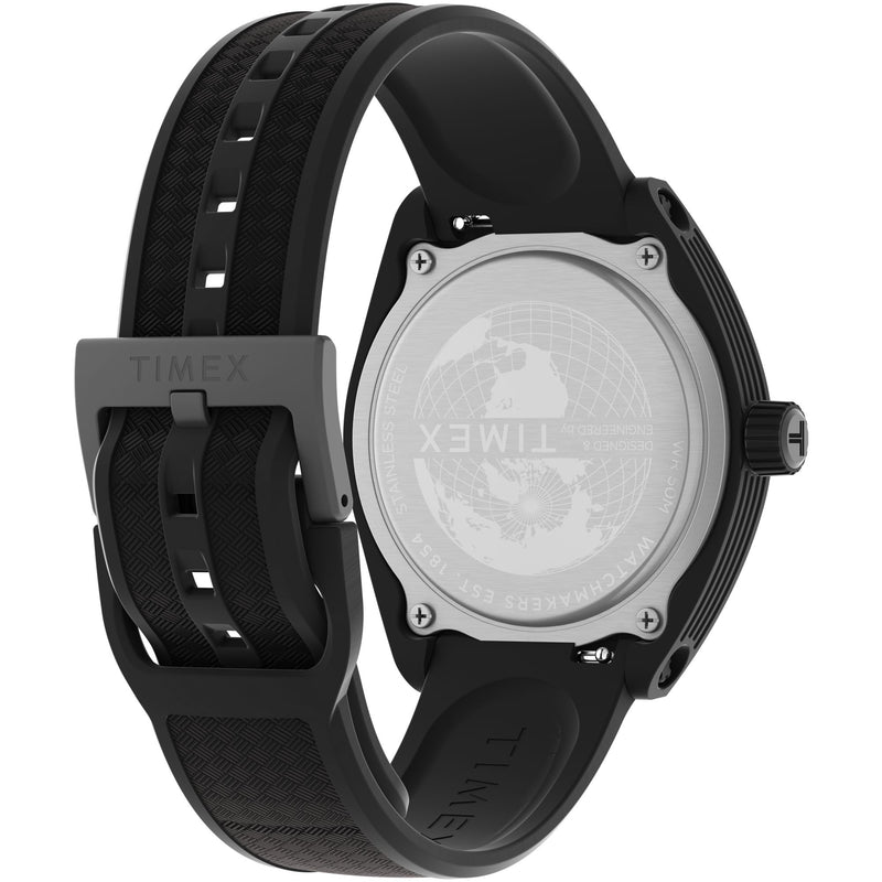 Timex Trend Tonneau 40mm Black Dial Analog Unisex Watch - TW2W42300UJ Watch Timex
