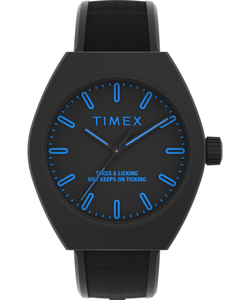 Timex Trend Tonneau 40mm Black Dial Analog Unisex Watch - TW2W42300UJ Watch Timex